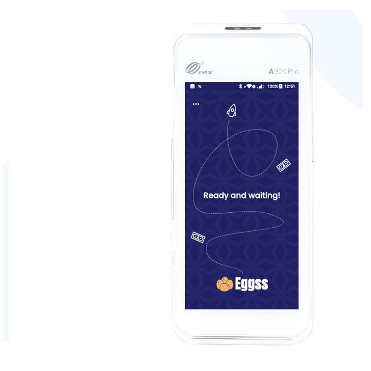 Eggss in person card payments